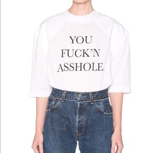 Shoulder pads Vetements shirt